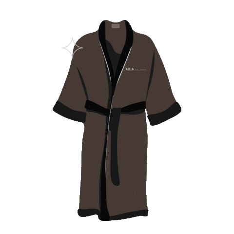 alilascbd giphyupload bathrobe hyatt alila Sticker