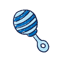 Toy Rattle Sticker by Intracto