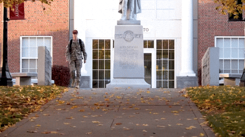 Corps Of Cadets Student GIF by Norwich University