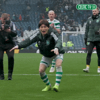 Celebration Japan GIF by Celtic Football Club