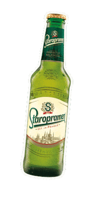 Prague Sticker by Staropramen Beer