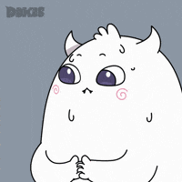 dokisofficial awkward oh no nervous sweat GIF