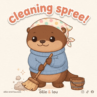 Content Cleaning GIF by Ollie & Lou