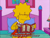 happy lisa simpson GIF