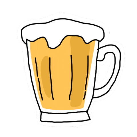 Drunk Party Sticker by Gobookmart
