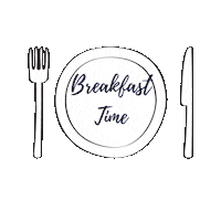 LNHedit time breakfast timetoeat breakfasttime Sticker