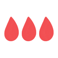 Blood Drop Sticker by LoveAndGreen