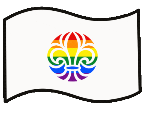 Flag Sticker by Scouterna