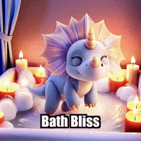 Relax Bath GIF by Divineasaur