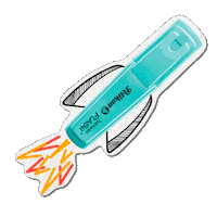 Flash Rocket Sticker by Pelikan Mexico