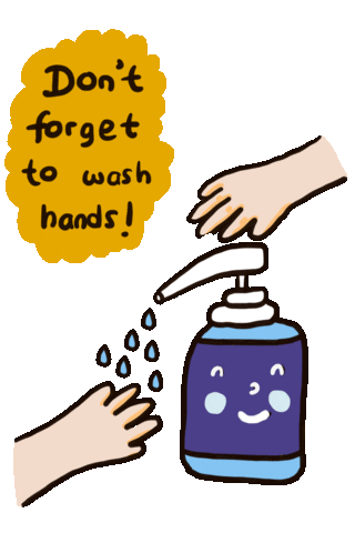 Wash Hands Sticker by cypru55
