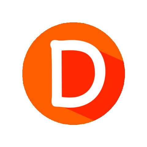 Orange Abc Sticker