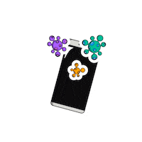 apothekerLAV viral virus smartphone sms Sticker