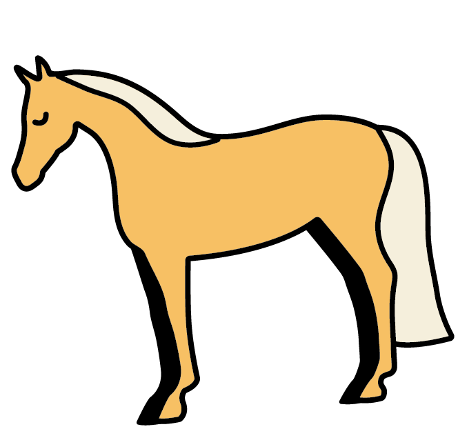 Horse Sticker by dapplebay