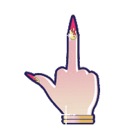 Valentines Day Middle Finger Sticker by dragunbeauty
