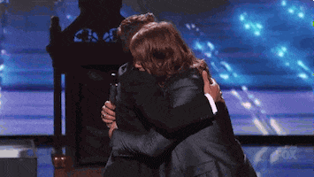 ryan seacrest hug GIF by American Idol