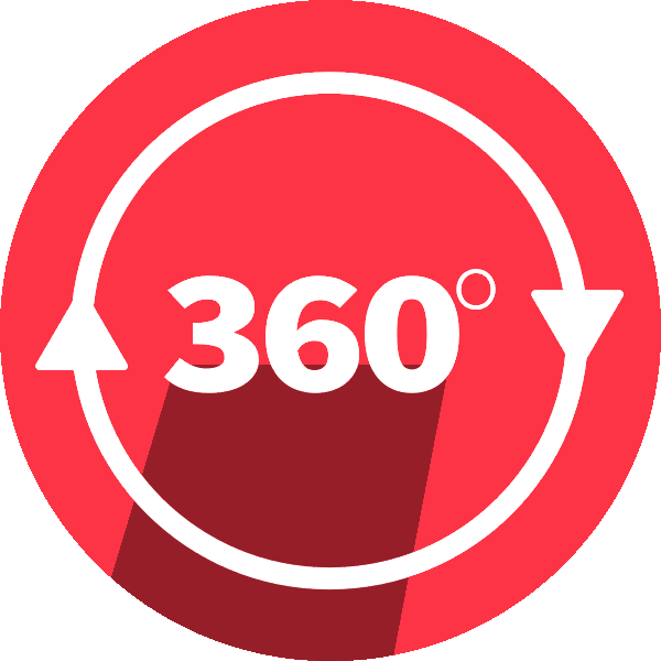 360 im Sticker