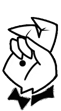 Peace Bunny Sticker