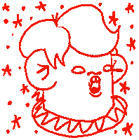 Face Head Sticker