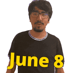 June 8 Sticker