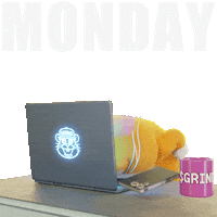 Monday Morning 3D Sticker by Grind