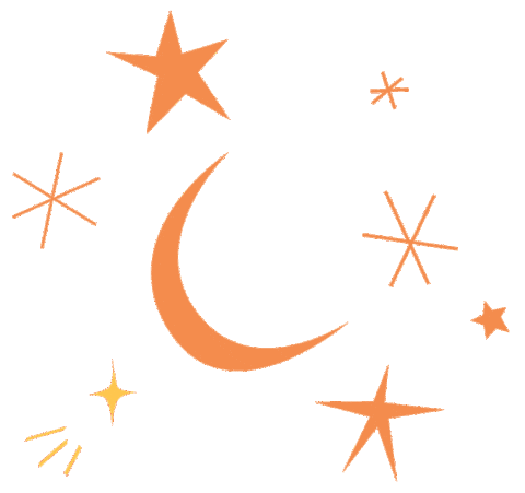 Night Sky Halloween Sticker by Meri Meri