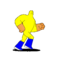 Omagg running omaggs robotrunning runningrobot Sticker