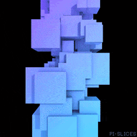 pislices loop trippy blue purple GIF