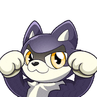 MooMooMilkCafe pokemon wolf twilight fakemon Sticker