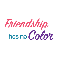 TimothysLessons friends colors friendship diversity Sticker