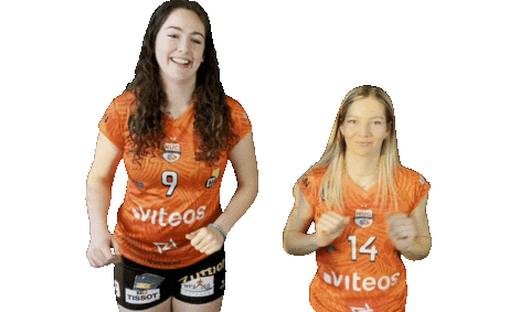 Celebration Happy Dance Sticker by NUCVolleyball