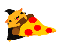 Pizza Sticker by Cindy Suen