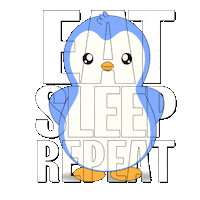 Loop Eating Sticker by Pudgy Penguins