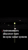 Astronomers discover rare in-sync solar system