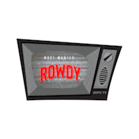 Rowdywear Sticker by Rowdy Club