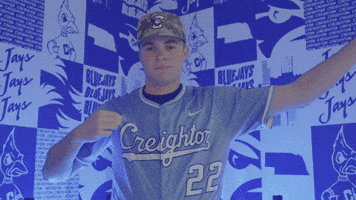 Creighton Bluejays Baseball GIF by Creighton University Athletics