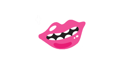 Mouth Smile Sticker by Gina Finehart