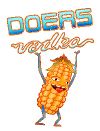 Corn Maiz Sticker by Doers Vodka