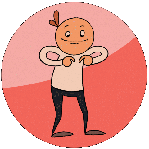Hungry Dance Sticker by Thomas Bruinsma