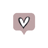 kanti love heart like new post Sticker