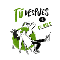 Escuela Estudio Sticker by Carozzi