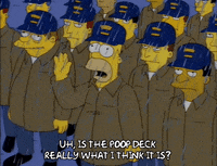 homer simpson rain GIF