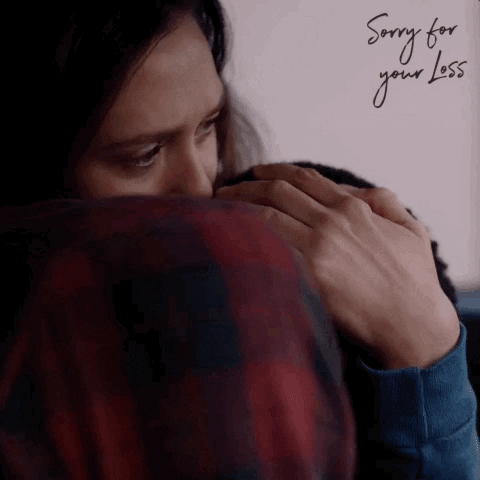 season 1 hug GIF by Sorry For Your Loss