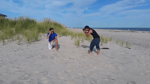 ghr giphygifmaker beach model pictures GIF