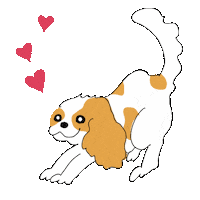 Dog Cavaliers Sticker