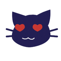 In Love Cat Sticker