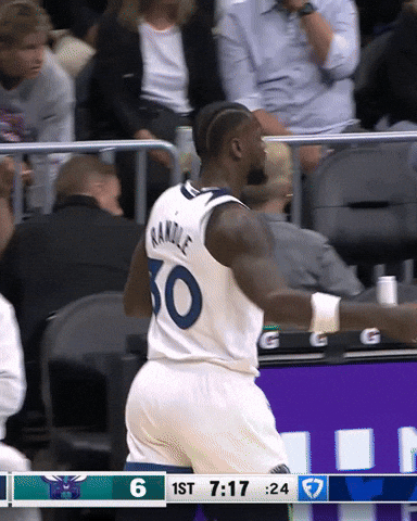 Nba Juliusrandle GIF by Minnesota Timberwolves