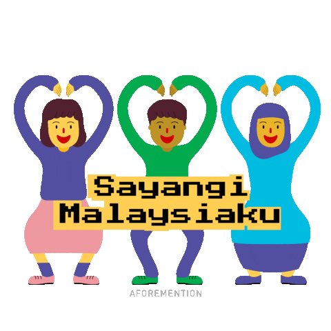 Forefront Malaysiaday Sticker by Aforemention Malaysia