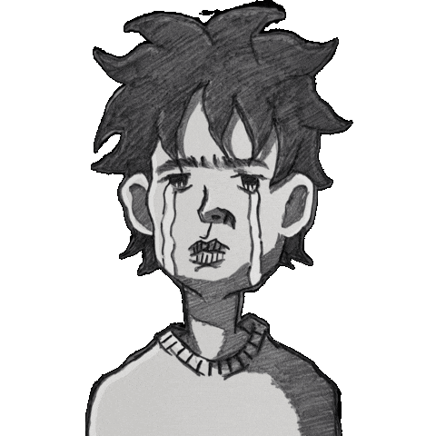Sad Mood Sticker