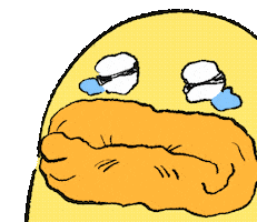 Sad Watery Eyes Sticker